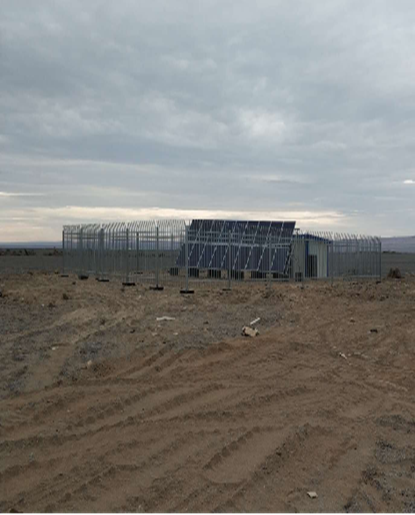 Sistema solar off-grid de 3-5kVA do posto de guarda de fronteira de Xinjiang