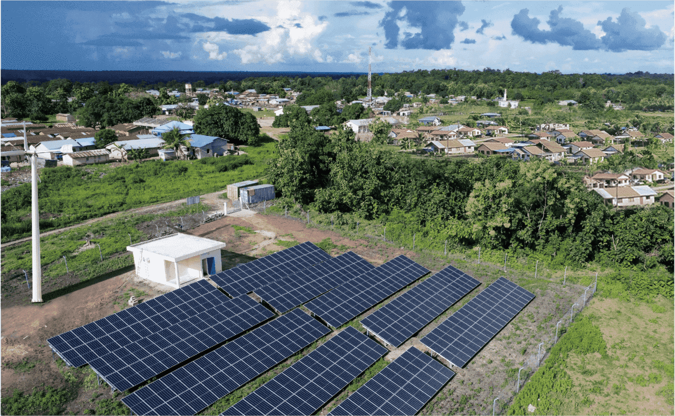 Vento - Estação de carregamento para armazenamento de energia solar